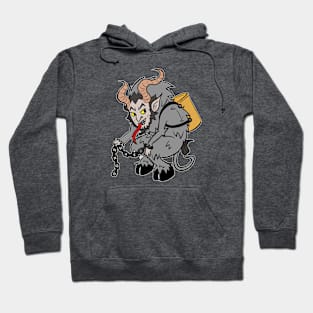 Krampus in Dark Grey Hoodie